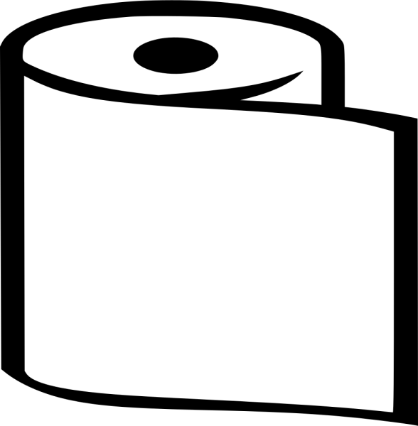 Рулон туалетной бумаги вектор