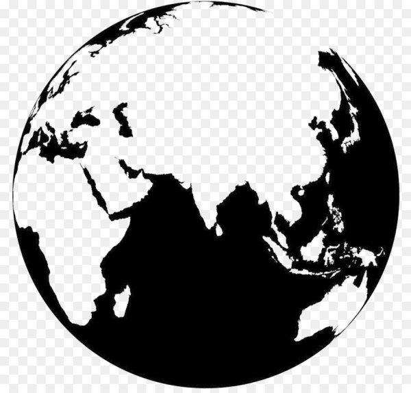 Земля силуэт