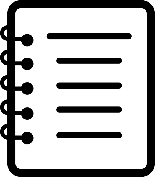 Тетрадь иконка