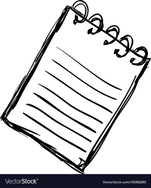 Блокнот векторное изображение