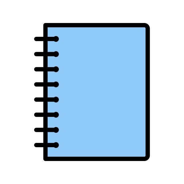 Блокнот силуэт