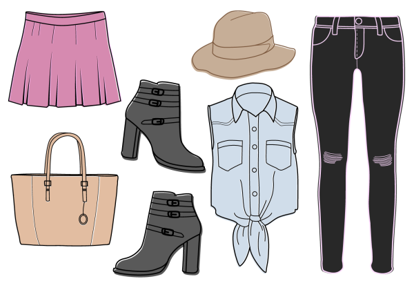 Векторное изображение одежды