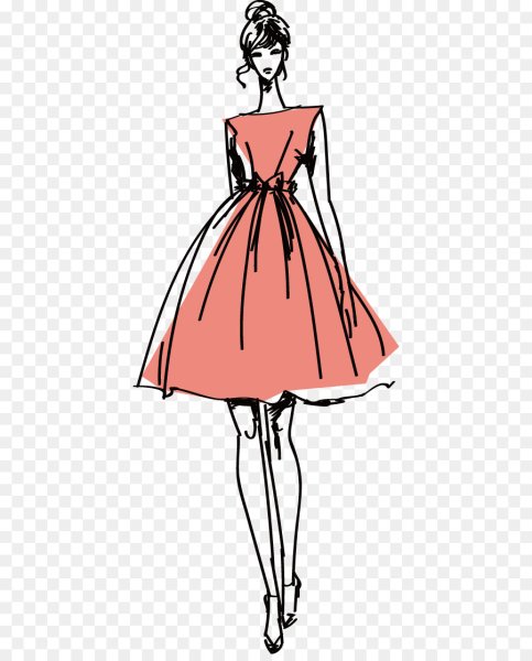 Нарисовать модель платья