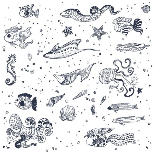 Морской орнамент