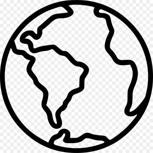 Планета земля контур