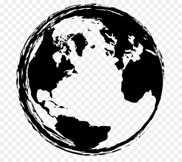 Векторное изображение земного шара