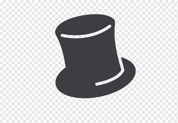 Шляпа цилиндр без фона