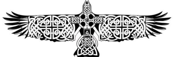 Татуировка Скандинавия кельты ворон