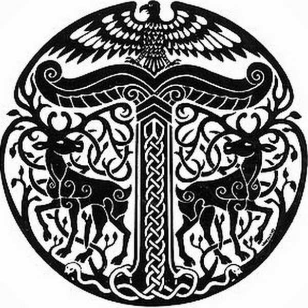 Мировое Древо скандинавов символ