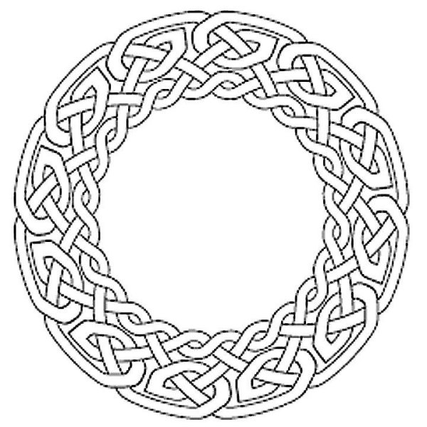 Кельтская вязь круг