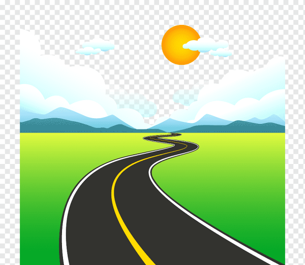 Нарисованная дорога