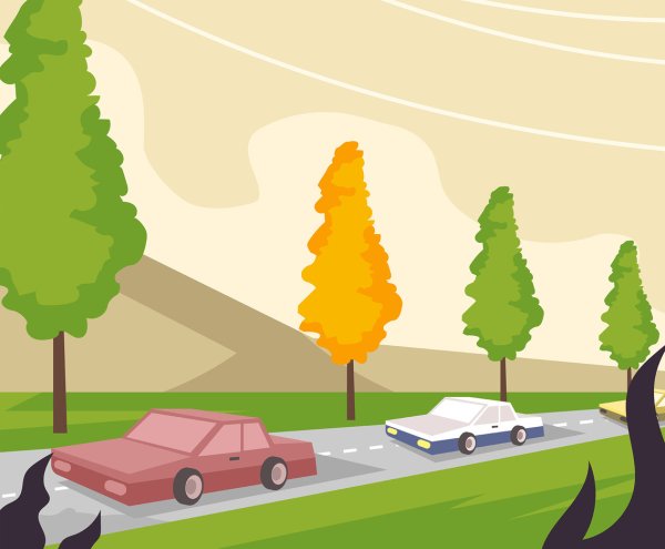 Дороги сверху вектор