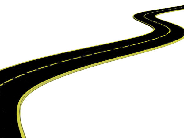 Дороги на прозрачном фоне