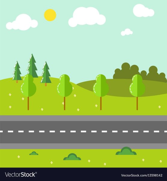 Дорога схематично