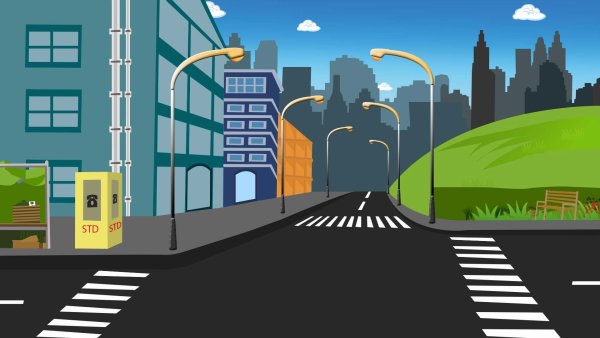 Горы дорога вектор