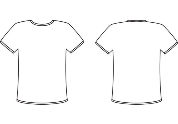 Футболка спереди и сзади
