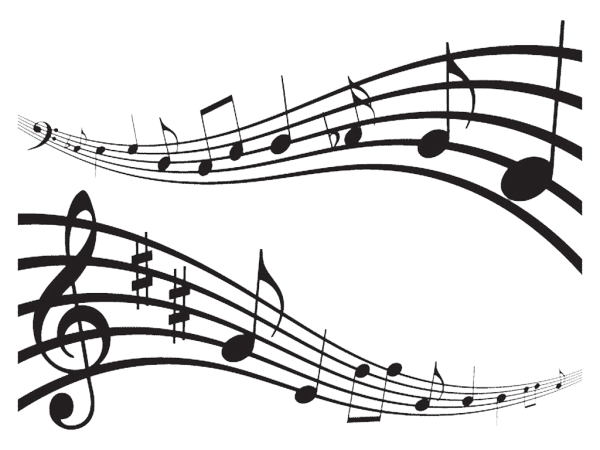 Нотный стан арт
