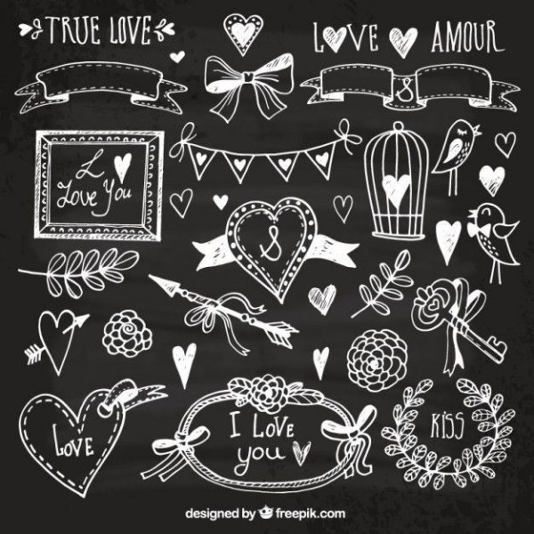 Рисунки мелом