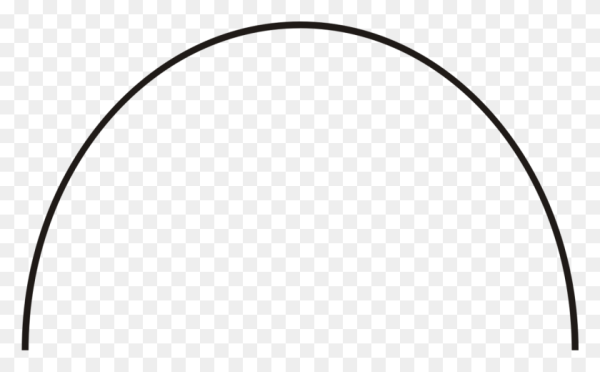 Линия полукруг