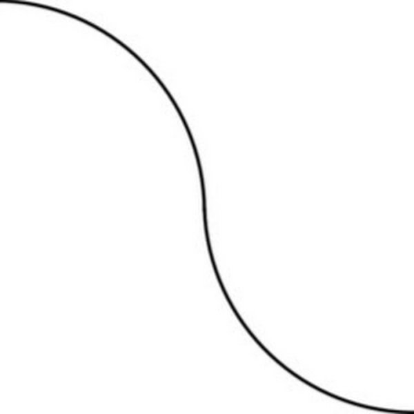 Красивая изогнутая линия