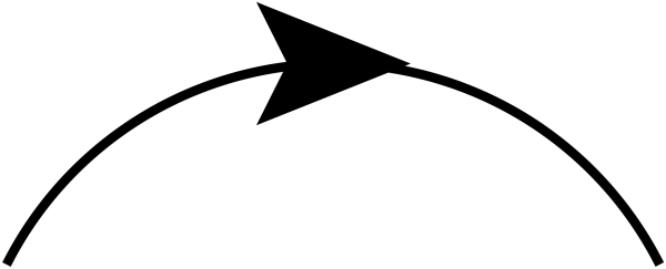 Черная изогнутая линия