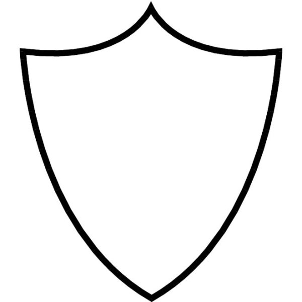 Черные геральдические щиты