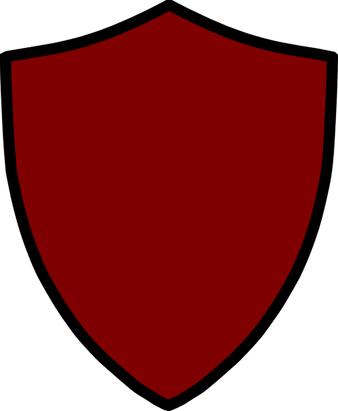 Красный геральдический щит