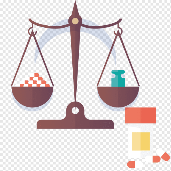 Аптекарские весы вектор