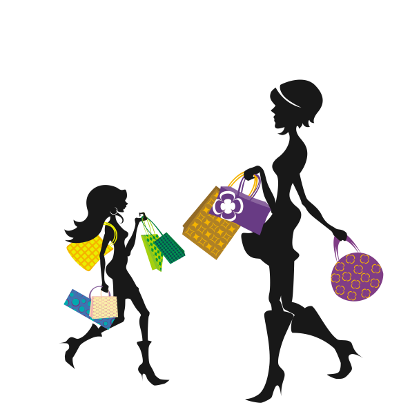 Покупки силуэт