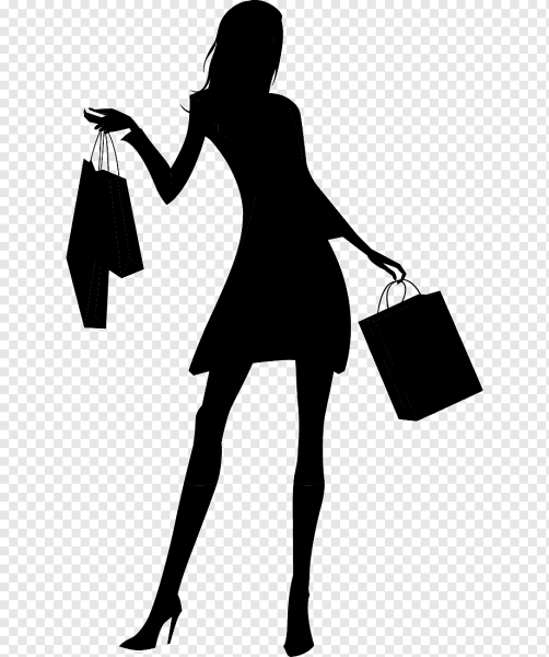 Силуэт модницы