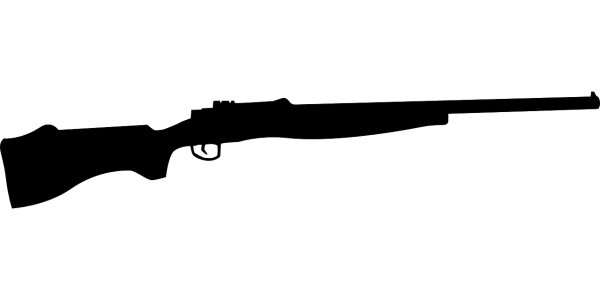 Силуэт охотничьего ружья