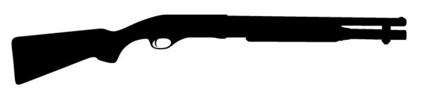 Силуэт охотничьего ружья