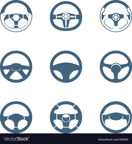 Руль силуэт