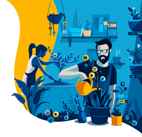 Дизайнерские векторные иллюстрации