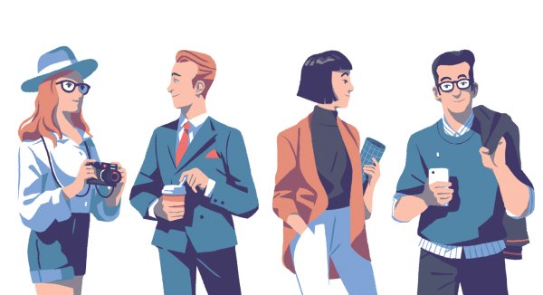 Флэт стиль в иллюстрации