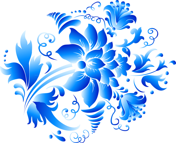 Русский народный орнамент Гжель