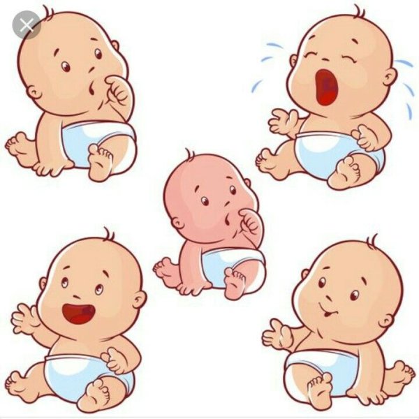 Нарисовать младенца