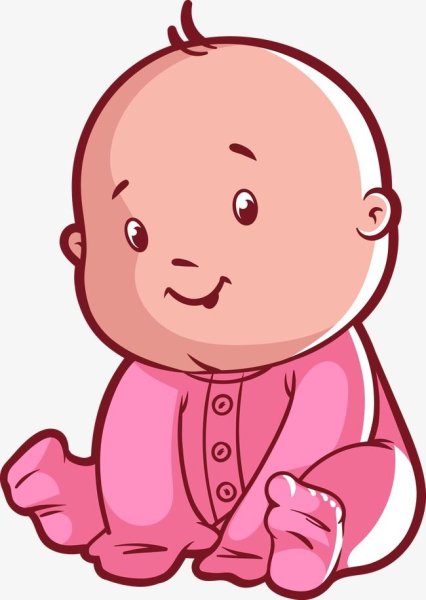 Векторный малыш