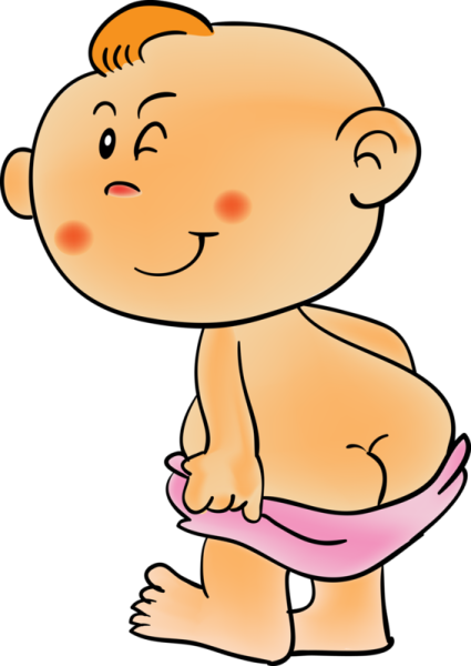 Младенец схематично