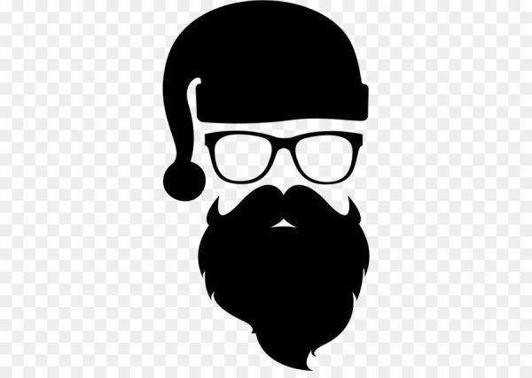 Трафарет мужчина с бородой