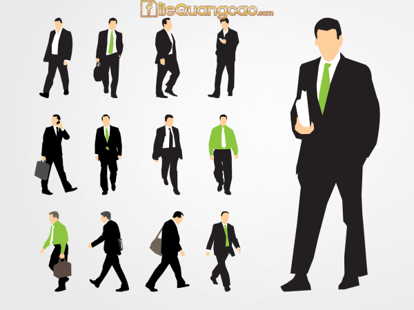 Векторный бизнесмен