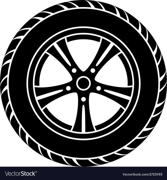 Автоколесо вектор