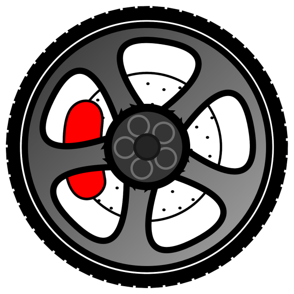 Колесо машины