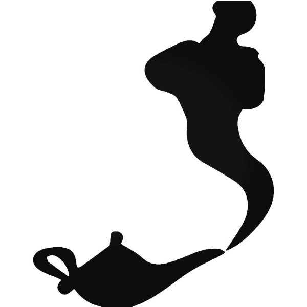 Джин из лампы вектор алладин