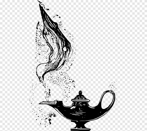 Лампа Джина вектор