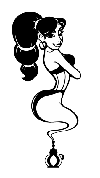 Джин вектор девушка