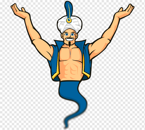 Джинн из лампы Аладдина