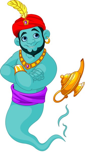 Сказочный Джин из лампы