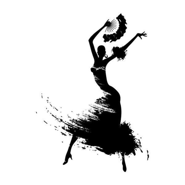 Силуэты танцующих пар