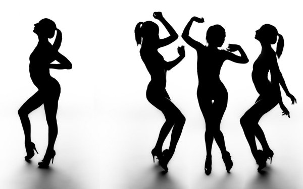 Латиноамериканские танцы силуэты